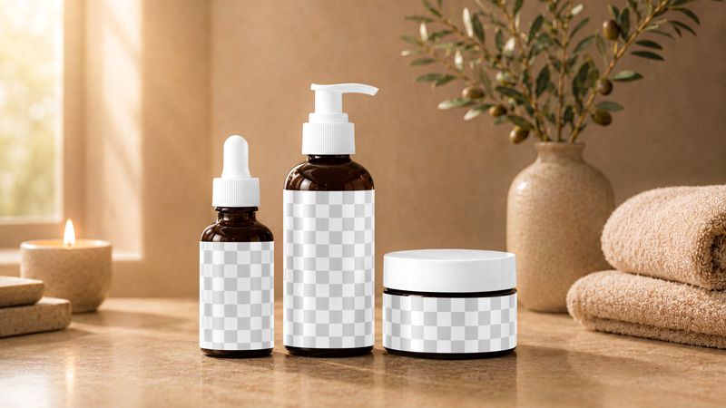 Preview mockup 2 free cosmetics mockup