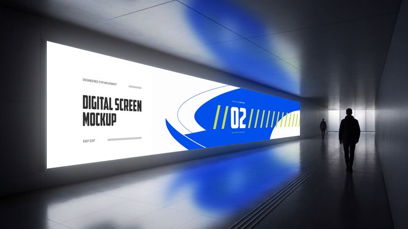 Preview mockup 3 free digital screen mockup