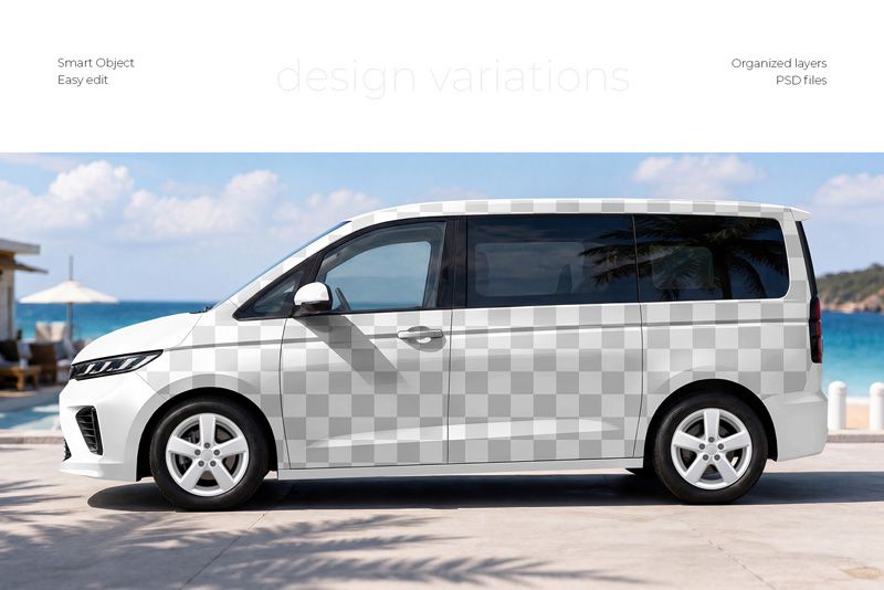 Preview 2 van mockup set