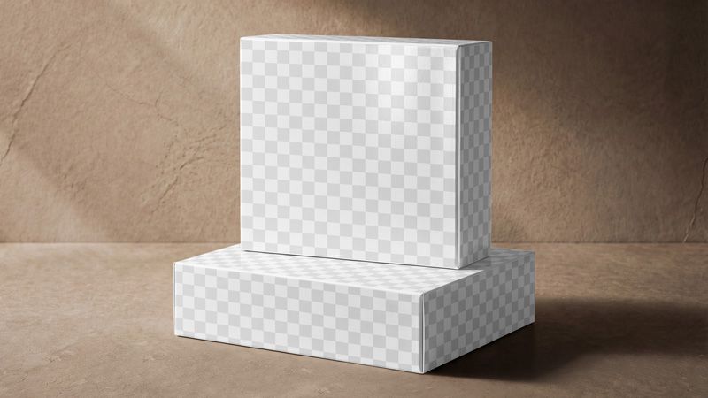 Preview mockup 2 free box set mockup