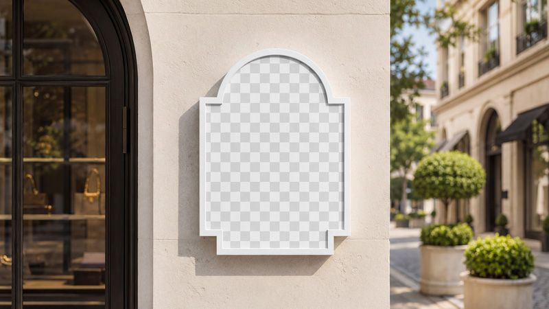 Preview mockup 2 free luxury cafe and restaurant sign logo mockup