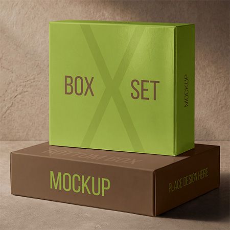 Free Box Set Mockup
