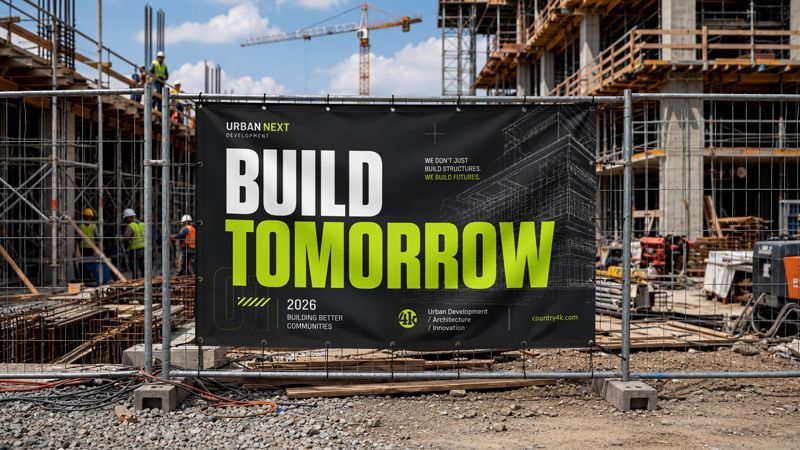 Preview mockup 1 free construction mesh banner mockup
