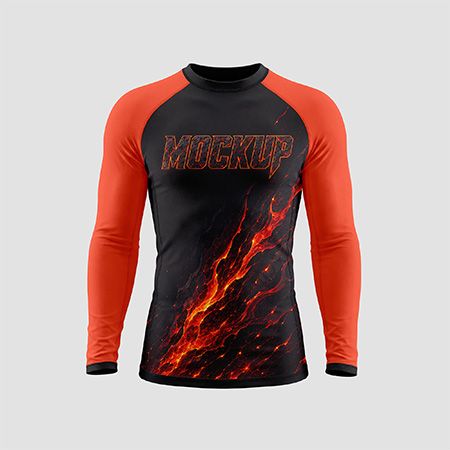 Long Sleeve Rashguard Mockup Set