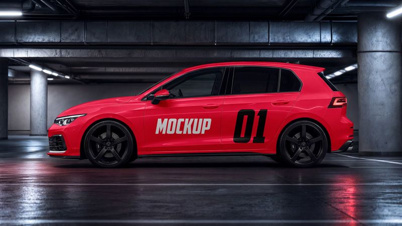 Preview mockup 1 free hatchback 5 doors mockup