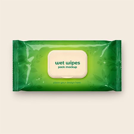 Wet Wipes Pack Mockup Set